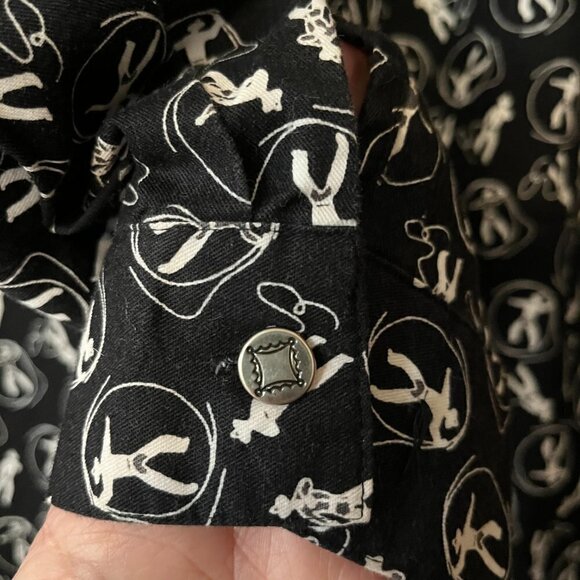 Vintage Wrangler Western Wear for Women Button Shirt Roping sz. Large - Picture 5 of 6